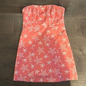 Vineyard Vines — Strapless Seashell Dress